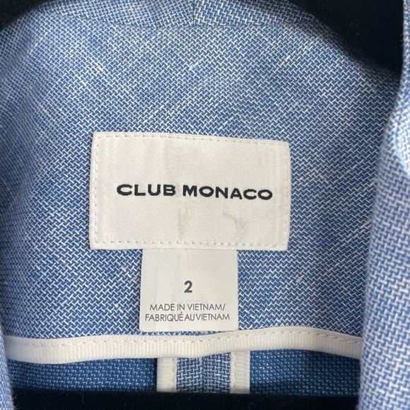 Club Monaco Linen Blazer - Picture 3 of 4